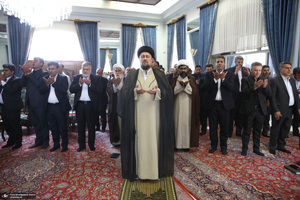 دیدار استاندار تهران و مدیران استان با سید حسن خمینی