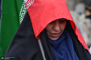 گلباران محل جلوس امام خمینی(س) در بهشت زهرا(س)