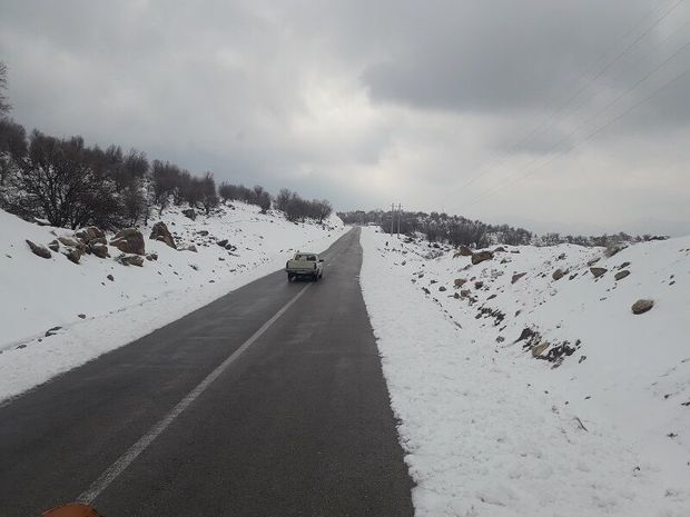 سرنشینان ۳۵ خودرو در برف تاراز اندیکا نجات یافتند