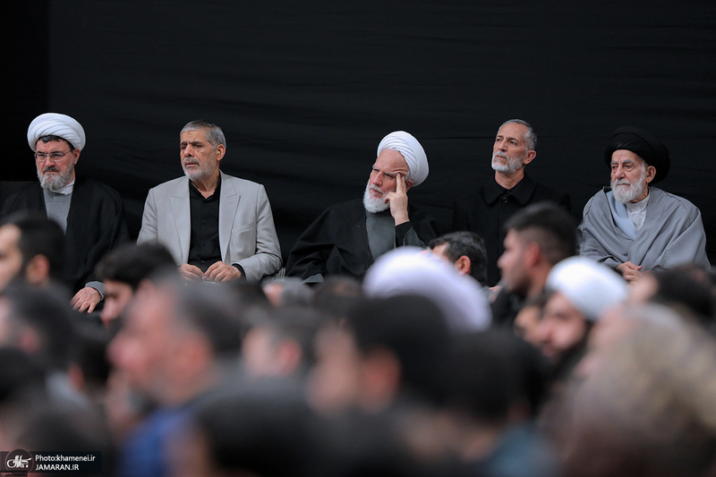 اولین شب مراسم عزاداری حضرت فاطمه‌زهرا (س) در حسینیه امام خمینی