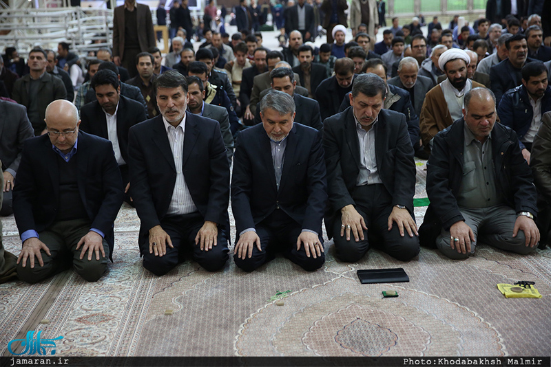 دیدار وزیر و معاونان وزارت فرهنگ و ارشاد اسلامی و جمعی از هنرمندان با سید حسن خمینی