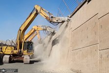 تخریب دیوار «زندان رجایی‌شهر» کمتر از ۴۸ ساعت پس از دستور رئیس قوه قضائیه + عکس ها