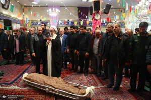 مراسم تشییع پیکر سردار حاج رضا خانی