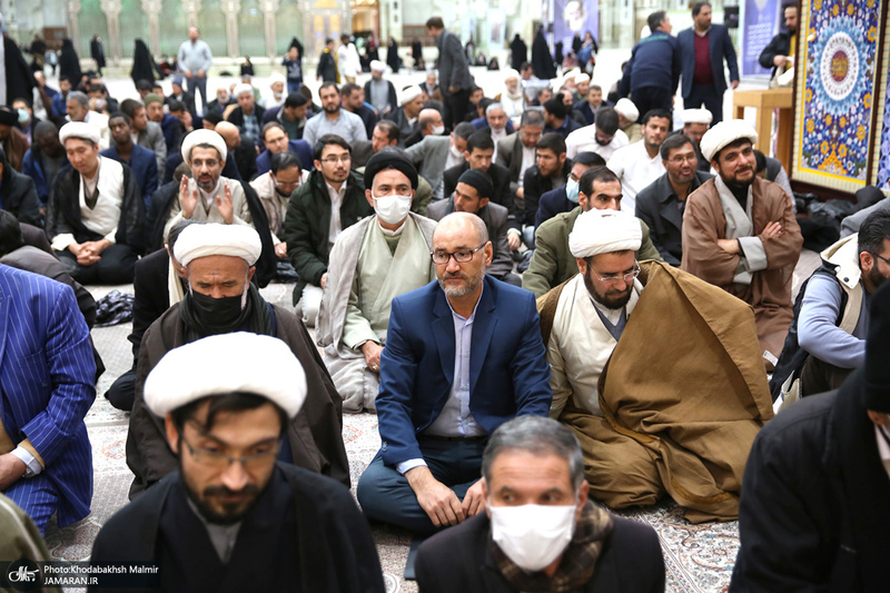 مراسم شب میلاد حضرت علی (ع) در حرم مطهر امام خمینی