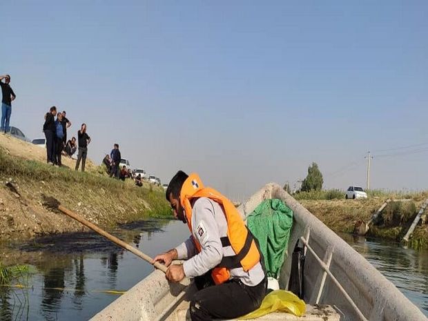 جسد یکی از غرق‌شدگان در کانال آبیاری گتوند از آب گرفته شد