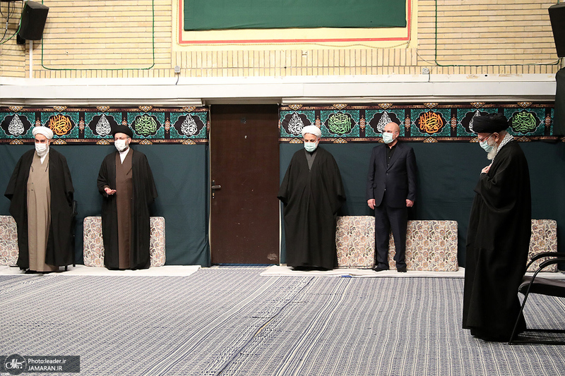 آخرین شب مراسم عزاداری حضرت فاطمه‌زهرا (س) در حسینیه امام خمینی