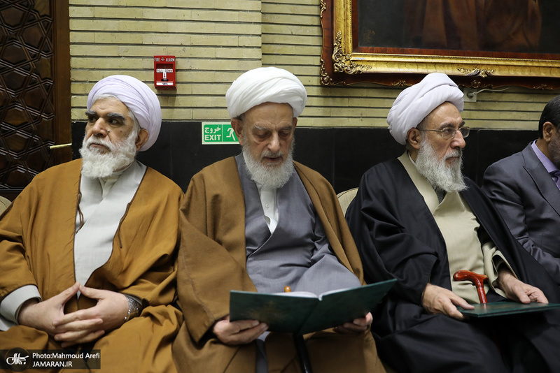 مراسم ختم آیت الله سید ابوالفضل میرمحمدی(ره) در مسجد نور تهران