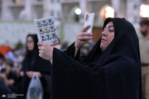 مراسم دعای عرفه در حرم مطهر امام خمینی (س)