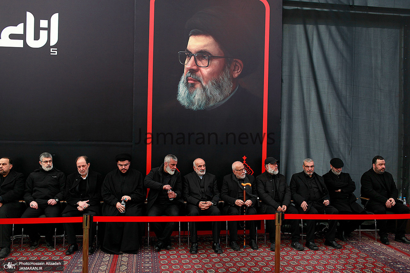 مراسم بزرگداشت شهیدان سید حسن نصرالله و سید هاشم صفی الدین در بیروت