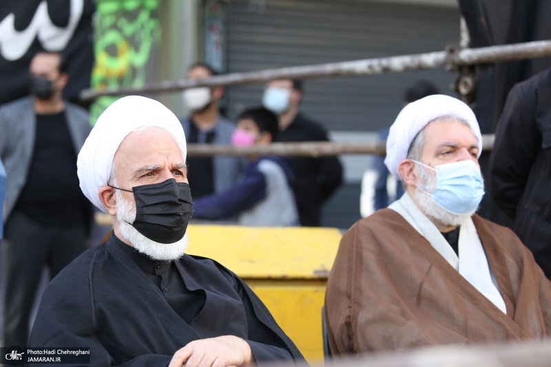 مراسم عزاداری شهادت حضرت امام علی(ع) با حضور آیت الله العظمی وحید خراسانی