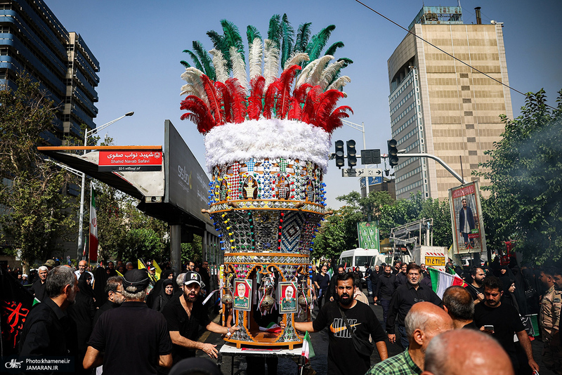 مراسم تشییع شهدای جنگ تحمیلی رژیم صهیونیستی در تهران-7
