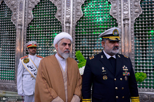 تجدید میثاق فرمانده و پرسنل نیروی دریایی ارتش جمهوری اسلامی ایران با آرمان‌های امام خمینی(س)