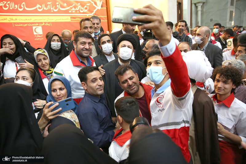 تجدید میثاق اعضا و مسئولان هلال‌احمر با آرمان‌های امام خمینی (س)