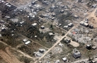  حجم گسترده ویرانی در شهر غزه (3)