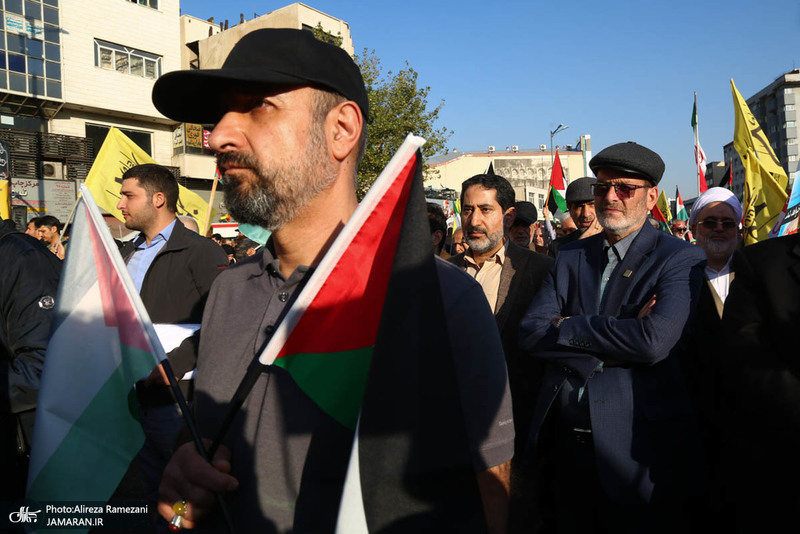 راهپیمایی مردم  در حمایت از کودکان و زنان غزه