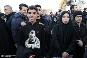 حضور میلیون ها تهرانی در تشییع پیکر مطهر سردار قاسم سلیمانی - 4