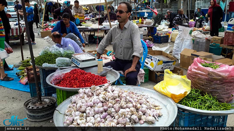 چهارشنبه بازار روستای سلیمان آباد تنکابن