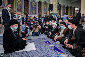 دیدار رمضانی مسئولان نظام با رهبر معظم انقلاب