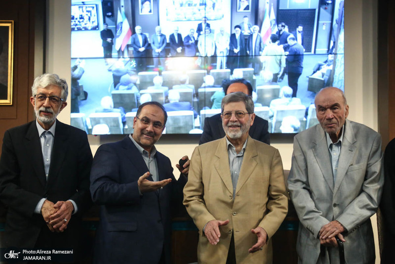 مراسم تودیع معارفه دکتر رضا داوری اردکانی و دکتر محمد رضا مخبر دزفولی