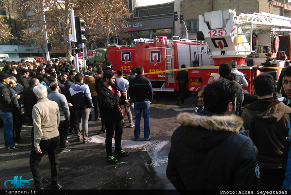 صحبتهای کسبه ساختمان پلاسکو بعد از آتش سوزی