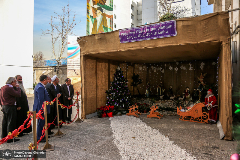 دیدار علی یونسی با اسقف اعظم خلیفه ارامنه