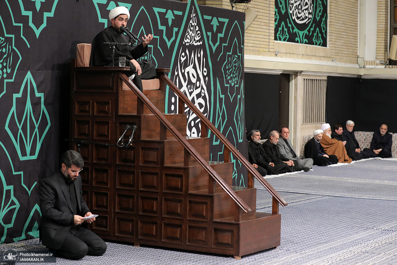دومین شب مراسم عزاداری حضرت فاطمه‌زهرا (س) در حسینیه امام خمینی