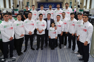 دیدار قهرمانان و مدال‌آوران ورزشی و المپیادهای علمی جهانی با رهبر معظم انقلاب