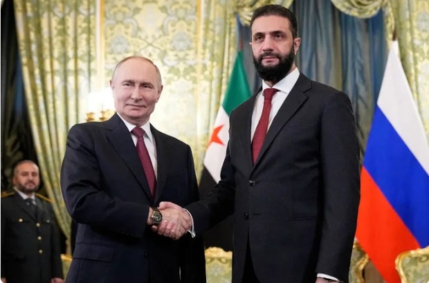 احمد الشرع برای دیدار با پوتین فردا به مسکو سفر می کند