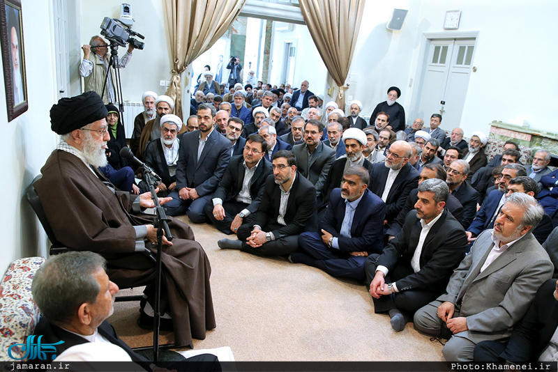 دیدار نوروزی جمعی از مسئولان کشور با رهبر معظم انقلاب 