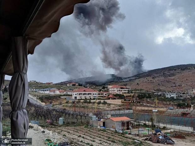 حملات زنجیره‌ای رژیم اشغالگر صهیونیستی به شرق لبنان + فیلم