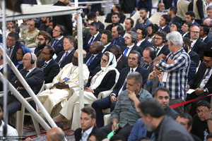 حضور شخصیت‌های سیاسی و مسئولان کشوری و لشکری در مراسم سالگرد ارتحال حضرت امام خمینی (س) -3