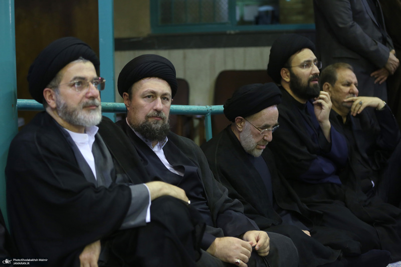 مراسم تشییع مرحوم آیت الله آقای حاج شیخ حسین هاشمیان در حسینیه جماران -2