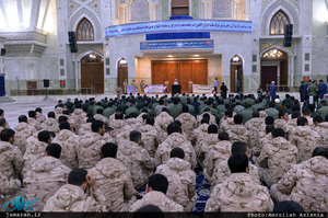 تجدید میثاق فرماندهان و کارکنان حفاظت هواپیمایی سپاه پاسداران با آرمان های حضرت امام(س)