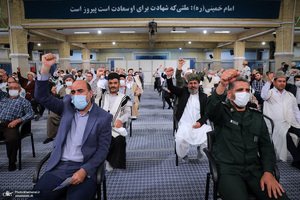 دیدار دست‌اندرکاران کنگره شهدای جامعه عشایری کشور با رهبر معظم انقلاب