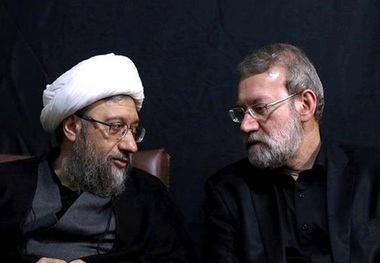 گریه آیت‌الله آملی لاریجانی هنگام نام بردن از برادر شهیدش علی لاریجانی + فیلم