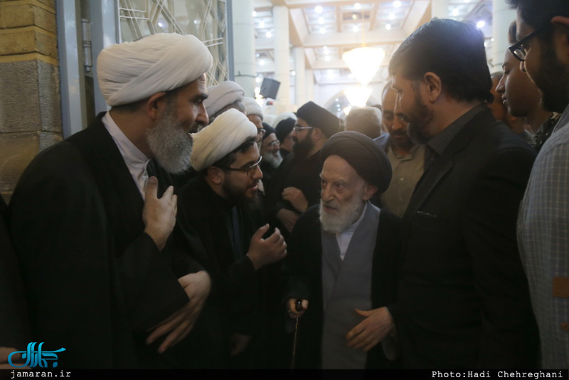 مراسم بزرگداشت آیت الله سید مهدی ابن الرضا(ره) در مسجد اعظم قم