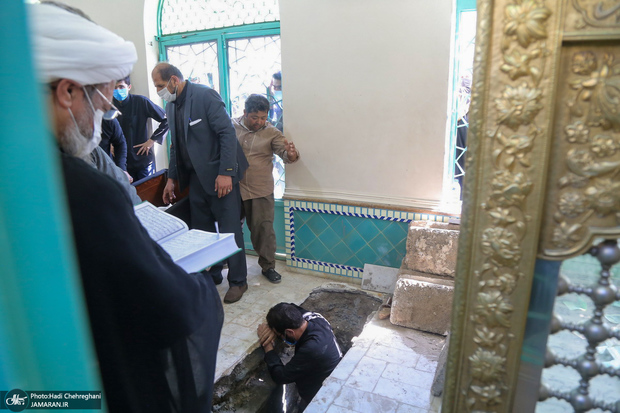 تک عکس | منزل ابدی آیت الله العظمی صانعی(ره) 