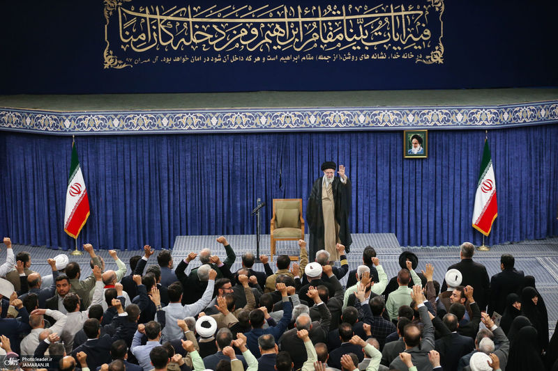 دیدار کارگزاران حج با رهبر معظم انقلاب