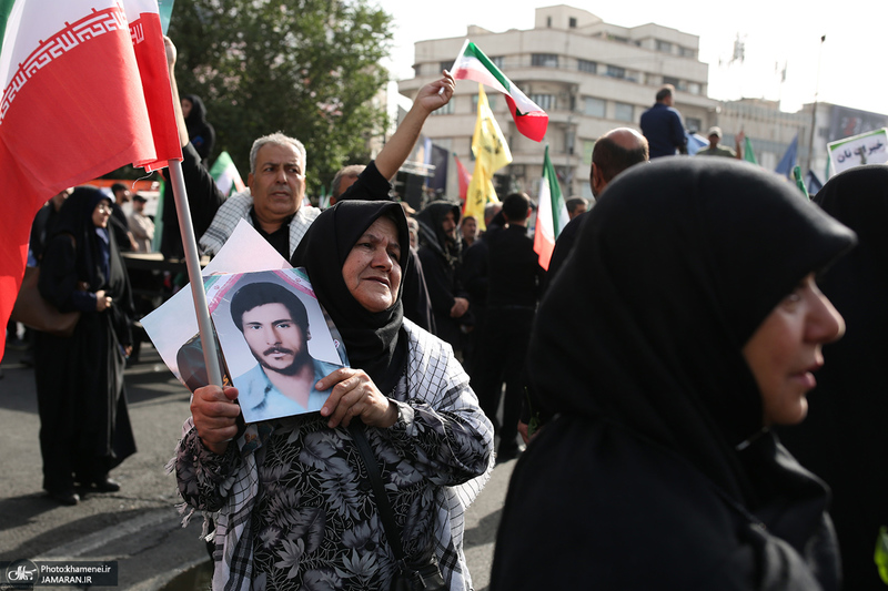 مراسم تشییع شهدای جنگ تحمیلی رژیم صهیونیستی در تهران-5