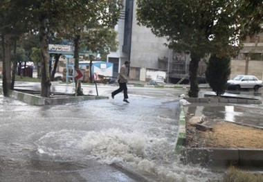 باد  ،رگبار باران ، گرد و خاک رهاورد ورود سامانه بارشی جدید به ایلام