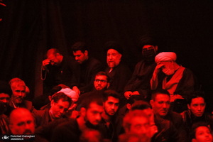 دسته عزاداری شهادت حضرت علی (ع) با حضور آیت‌الله العظمی وحید خراسانی