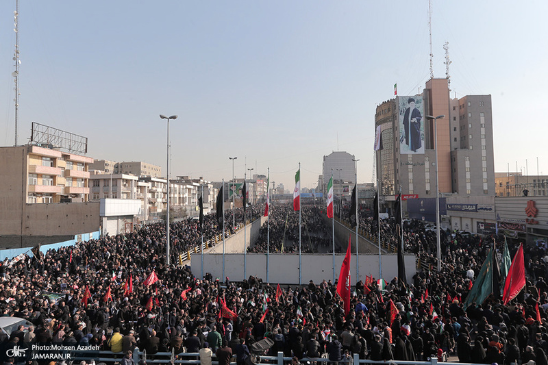 حضور میلیون ها تهرانی در تشییع پیکر مطهر سردار قاسم سلیمانی - 4