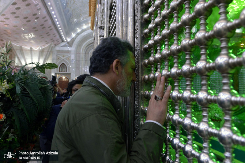 تجدید میثاق جمعی از هنرمندان حوزه هنری با آرمان های حضرت امام(س)