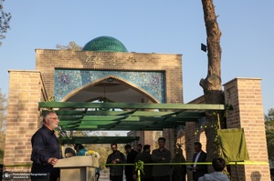 مراسم رونمایی از بنای یادمان مزار شهید سید علی اندرزگو