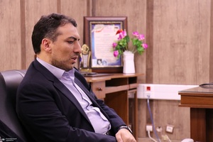 دیدارها معاون فرهنگی و هنری موسسه تنظیم و نشر آثار امام خمینی از شهرستان خمین‎‎