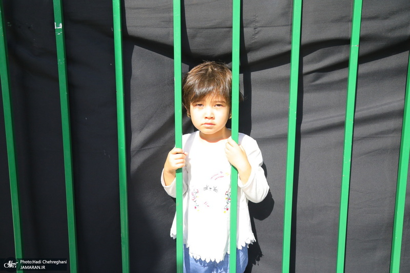 دسته عزاداری خادمین حرم مطهر حضرت معصومه (س) در سالروز شهادت امام رضا (ع)