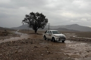 سیلاب جاده روستایی پیان - تاکوتر ایذه را برای ساعاتی بست