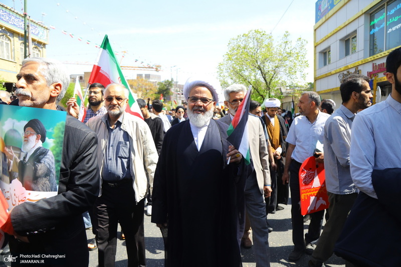 راهپیمایی باشکوه روز قدس در قم -2