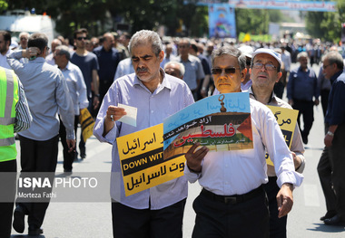 گزارش میدانی ایسنا از راهپیمایان روز قدس در تبریز