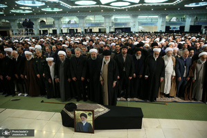 مراسم تشییع و اقامه نماز بر پیکر مرحوم آیت الله هاشمی‌شاهرودی